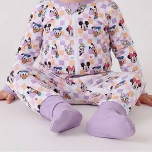 Disney Character Print Kids One Piece - Purple